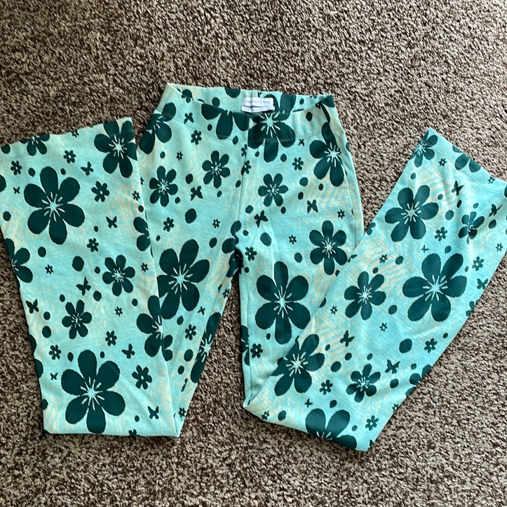 Floral kick flare pant